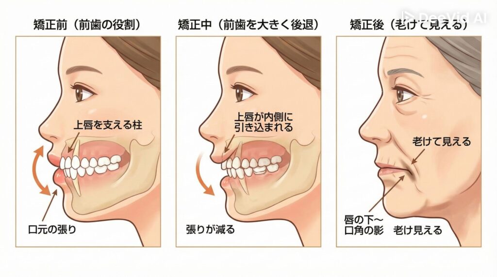 矯正で老けたと思う理由